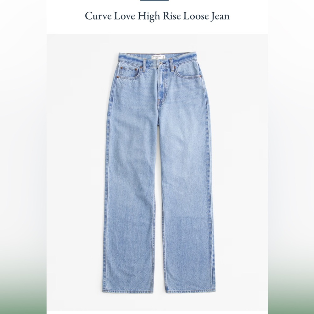 Abercrombie curve love loose jean